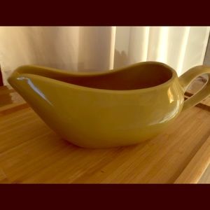 Avocado green gravy boat